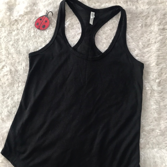 Black Racerback Muscle shirt top - Picture 1 of 5